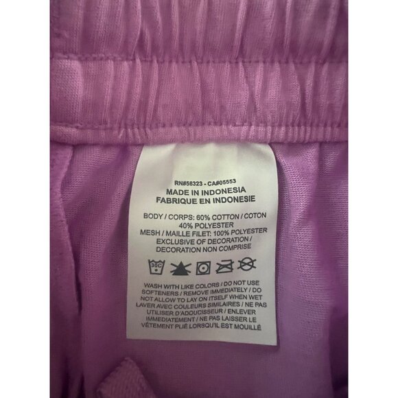 Nike Kids Training Shorts Loose‎ Fit L Lavender - Picture 5 of 8